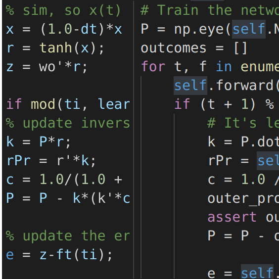 Rewriting Matlab code in&nbsp;Python